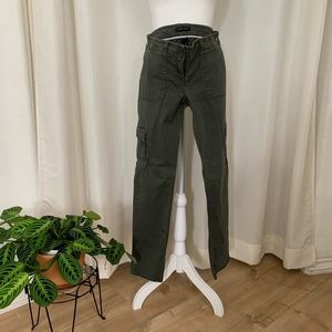Cargo Pants.  Heather Green.  New York & Co.